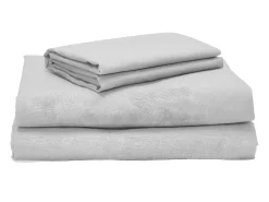 Clearance PIKOLIN Juego de cama 200 hilos Percal algodón Cama 135/140 Gris