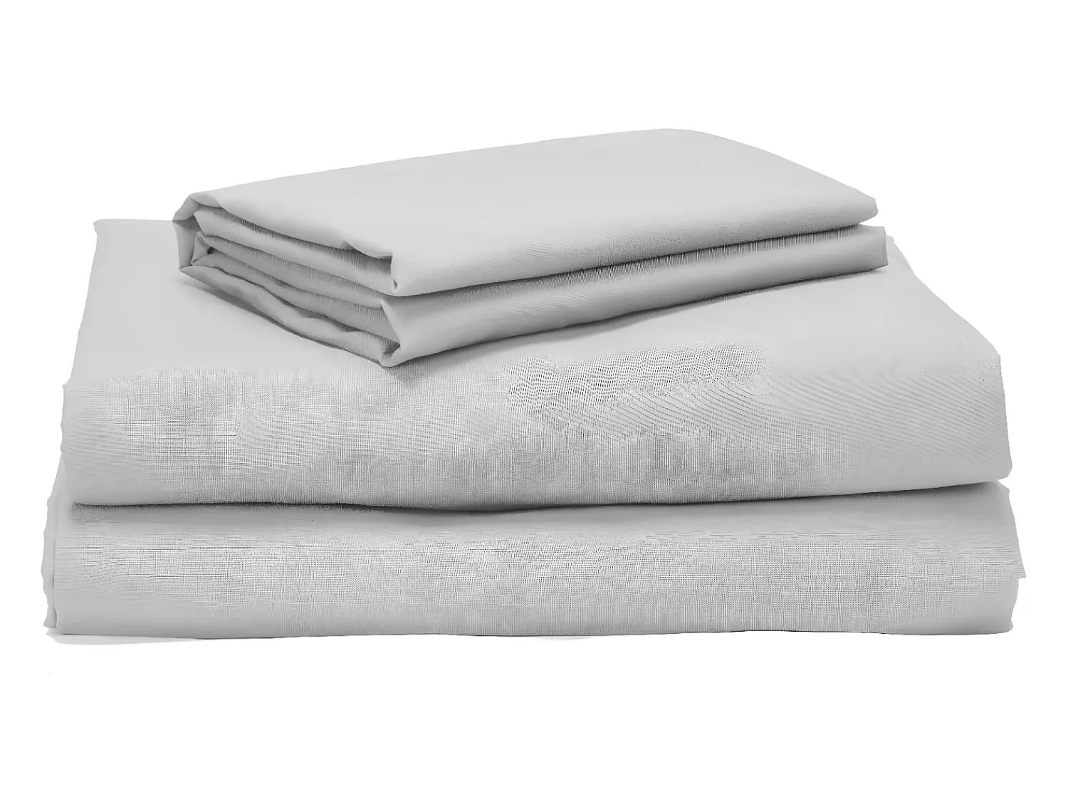 Clearance PIKOLIN Juego de cama 200 hilos Percal algodón Cama 135/140 Gris