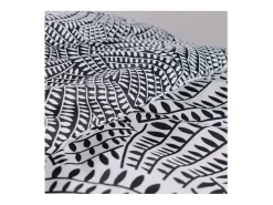 Hot Today Juego de cama 260 x 240 cm - Blanco y negro Negro / Blanco