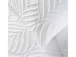 Discount Douceur d'intérieur Juego de cama de 3 piezas con acolchado 240 x 220 cm Blanco