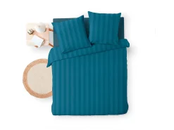 Douceur d'intérieur Ropa De Cama^Juego de cama de 3 piezas Cleo Noche 240 x 220 cm Azul