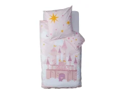 New Atmosphera for Kids Juego de cama infantil "castillo" 140 x 200 cm Rosa