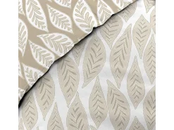 Douceur d'intérieur Ropa De Cama^Juego de cama reversible 240 x 220 cm Beige