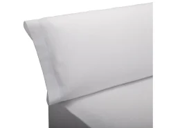 PIKOLIN Juego de cama 105x190cm| HOME| 100% Algodón| 4 piezas| Blanco