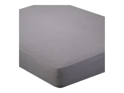Juego de cama 90x190cm| PIKOLIN HOME| 100% Algodón| 4 piezas| Gris