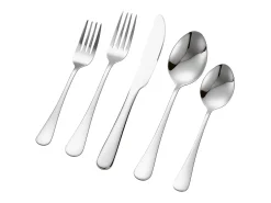 Juego de Cubiertos Juego de Cubiertos de Acero Inoxidable de 30 Piezas, para 6 Personas, para Utensilios de Cocina.