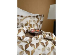 Sale Blanc avenue Juego de funda de edredón 240x220cm+2FA 63x63cm satén de algodón Beige