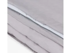 PIKOLIN Ropa De Cama^Juego de funda nórdica 100% algodón 200 hilos 90x190cm Gris