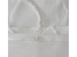 Sweeek Ropa De Cama^Juego de funda nórdica de algodón 2 plazas Blanco