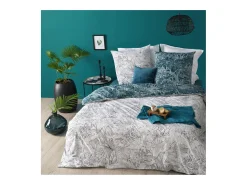 Atmosphera Ropa De Cama^Juego de funda nórdica reversible "Jungle" 260 x 240 cm Gris