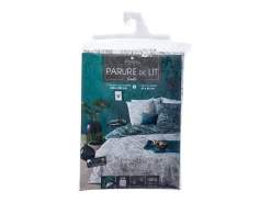 Atmosphera Ropa De Cama^Juego de funda nórdica reversible "Jungle" 240 x 220 cm Gris