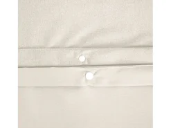 Sweeek Ropa De Cama^Juego de funda nórdica reversible de 2 plazas crema Beige