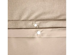 Sweeek Ropa De Cama^Juego de funda nórdica reversible de 2 plazas gris Beige