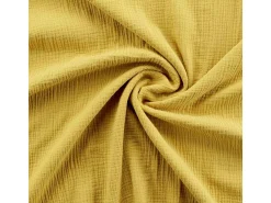 Online Douceur d'intérieur Juego de sábanas de gasa de algodón 240 x 220 cm Amarillo