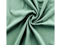 New Promo Linge Juego de sábanas de gasa de algodón 240 x 220 cm Verde