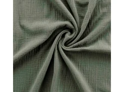 Douceur d'intérieur Juego de sábanas de gasa de algodón 140 x 200 cm Verde