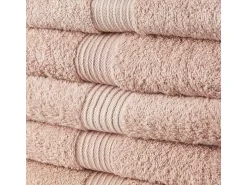 Today Ropa De Cama|Textil De Baño^Juego de Toallas 100 % algodón 70 x 130 cm (5 Unidades) Rosa