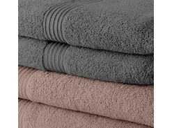 Today Ropa De Cama|Textil De Baño^Juego de Toallas Gris Rosa claro 5 Piezas 70 x 130 cm Gris / Rosa