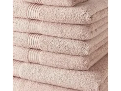 Clearance Today Juego de Toallas Rosa claro 10 Piezas Rosa palo