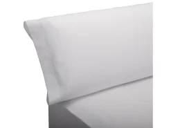 Outlet PIKOLIN Juego sábanas 180x190cm| HOME| 100% Algodón| Percal| Blanco
