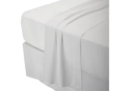 Outlet PIKOLIN Juego sábanas 180x190cm| HOME| 100% Algodón| Percal| Blanco