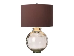 Kara Bordslampa, Smoke, Faux Silk Shade