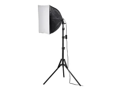 Kit de Iluminación Softbox SucceBuy, 41 x 41 Cm, 3000-6500K Ajustable para la Toma de Fotos