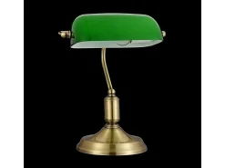 Kiwi Lámpara de Mesa Banker Latón, 1 Luz, E27