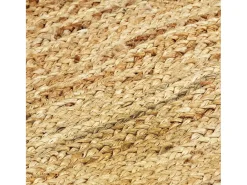Sale Garden Furniture Kylva Alfombra de yute tejida a mano natural 120x180 cm Marru00f3n
