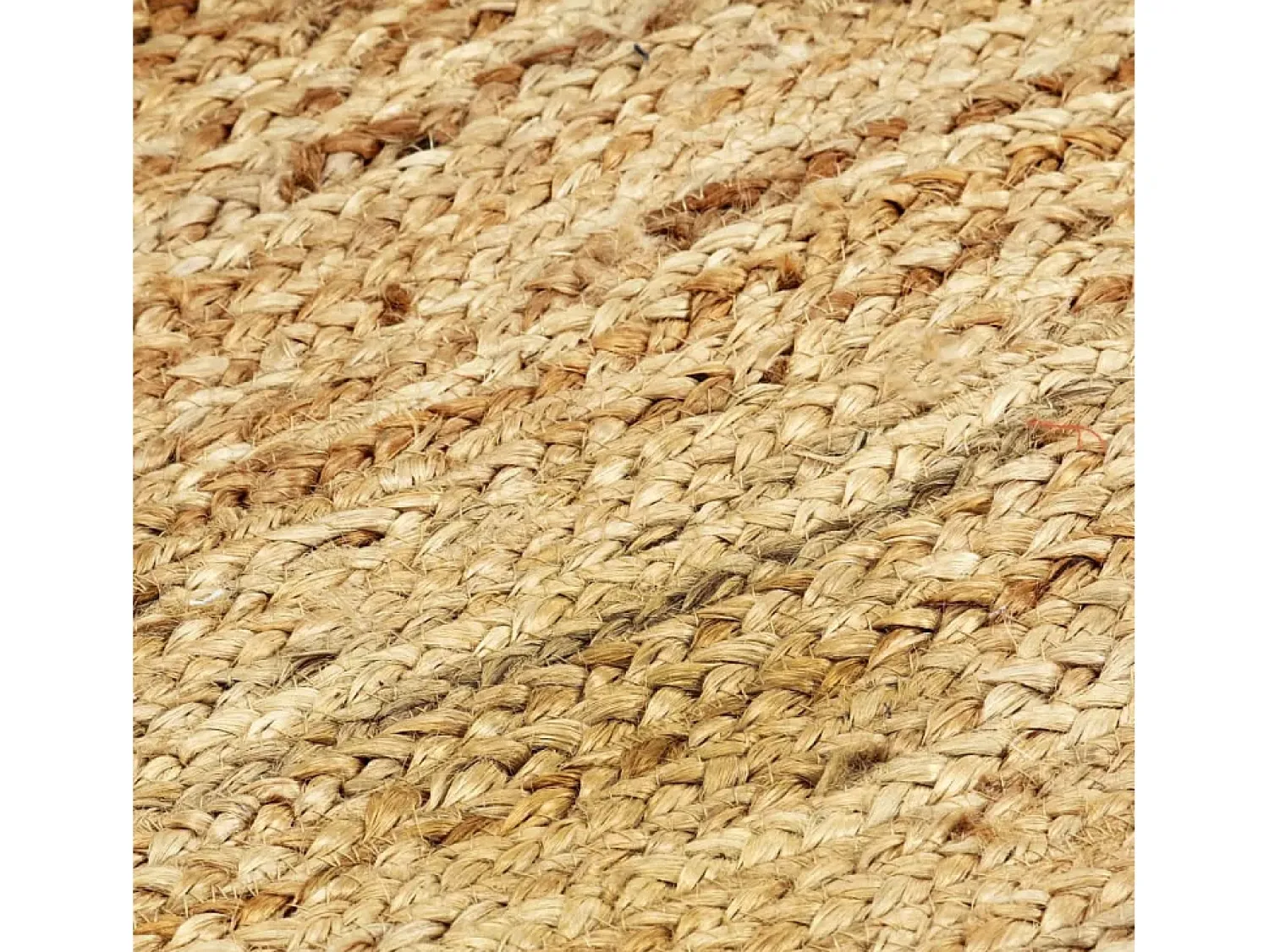 Sale Garden Furniture Kylva Alfombra de yute tejida a mano natural 120x180 cm Marru00f3n