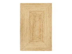 Online Garden Furniture Kylva Alfombra hecha a mano de yute 180x250 cm Marru00f3n