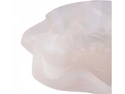 Hot Bazar Bizar La Ensaladera Orgánica De Resina - Rosa Blanco Rosa / Blanco