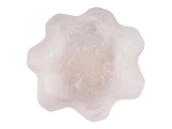 Hot Bazar Bizar La Ensaladera Orgánica De Resina - Rosa Blanco Rosa / Blanco