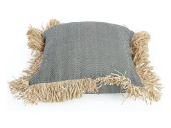 La Funda De Cojín Cotton Bonita - Negro Natural - 60x60