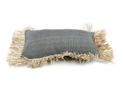 La Funda De Cojín Cotton Bonita - Negro Natural - 30x50