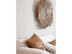 Bazar Bizar Ropa De Casa^La Funda De Cojín De Cuero De Cuatro Paneles - lo - 60x60 Camel