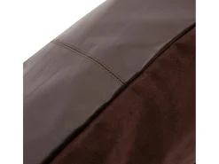 La Funda De Cojín De Cuero Cuatro Paneles - Chocolate - 60x60