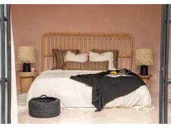 Bazar Bizar Ropa De Casa^La Funda de Cojín Oh My Gee - Beige Negro - 35x100 Negro / Beige