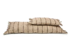 Bazar Bizar Ropa De Casa^La Funda de Cojín Oh My Gee - Beige Negro - 35x100 Negro / Beige