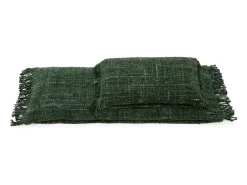 Bazar Bizar Ropa De Casa^La Funda De Cojín Oh My Gee - Oscuro - 35x100 Verde