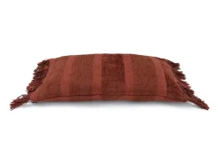 Bazar Bizar Ropa De Casa^La Funda De Cojín Oh My Gee - Terciopelo Borgoña - 30x50 Granate