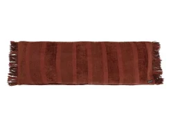 La Funda De Cojín Oh My Gee - Terciopelo Burdeos - 35x100