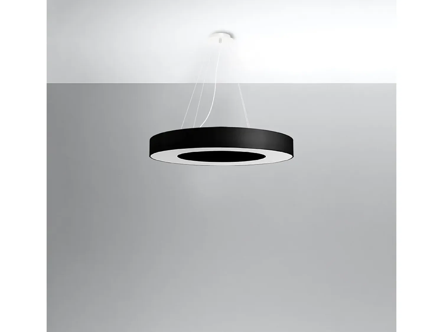Best Sollux Lighting Lampada a Sospensione Cilindrica Nera 70cm E27 Lámpara colgante cilíndrica Negra 70cm E27 Negro
