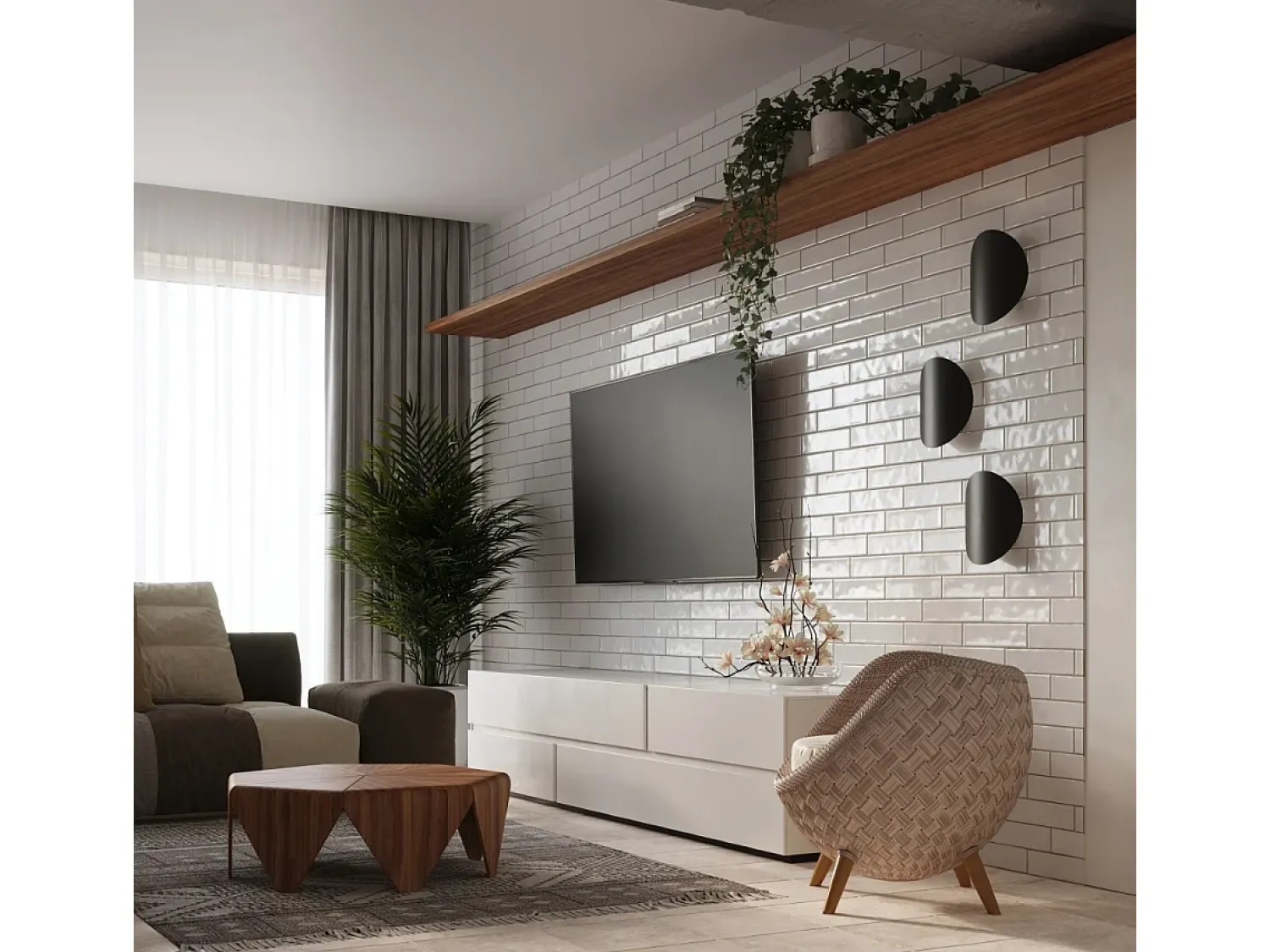 Sollux Lighting Aplique Para Pared^Lampada da parete a incasso nera G9 Lámpara de pared empotrada G9 Negro