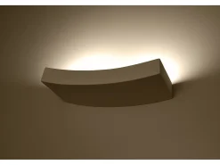 Sollux Lighting Lampada da parete in gesso bianco G9 Aplique Yeso Uplighters G9 Blanco