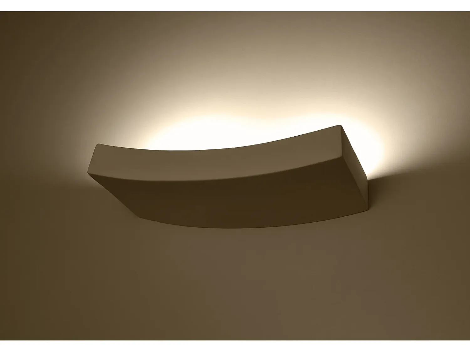 Sollux Lighting Lampada da parete in gesso bianco G9 Aplique Yeso Uplighters G9 Blanco