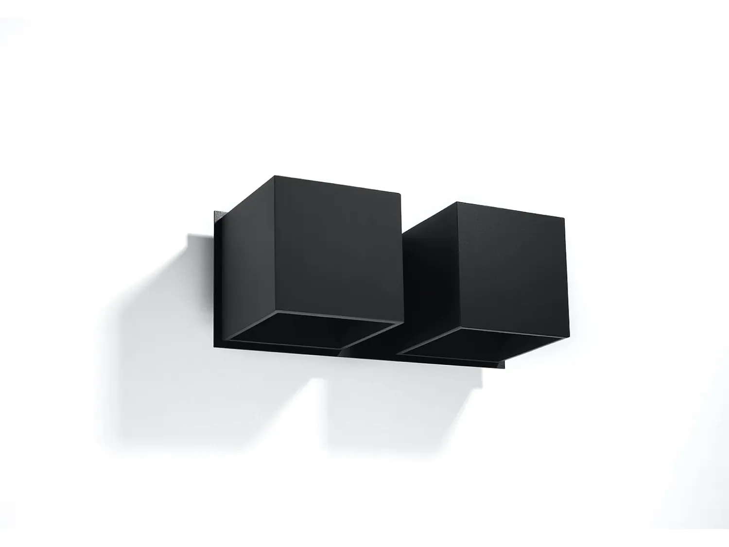 Sale Sollux Lighting Lampada da parete Twin Square Up & Down nera G9 Lámpara de pared Twin Square Up & Down G9 Negro