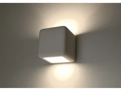 Sollux Lighting Aplique Para Pared^Lampada da parete Up & Down in gesso bianco E27 Aplique Up & Down Yeso E27 Blanco
