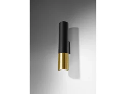 Sollux Lighting Aplique Para Pared^Lampada da parete Up & Down Nero, Oro GU10 Lámpara de pared Up & Down , Dorado GU10 Negro