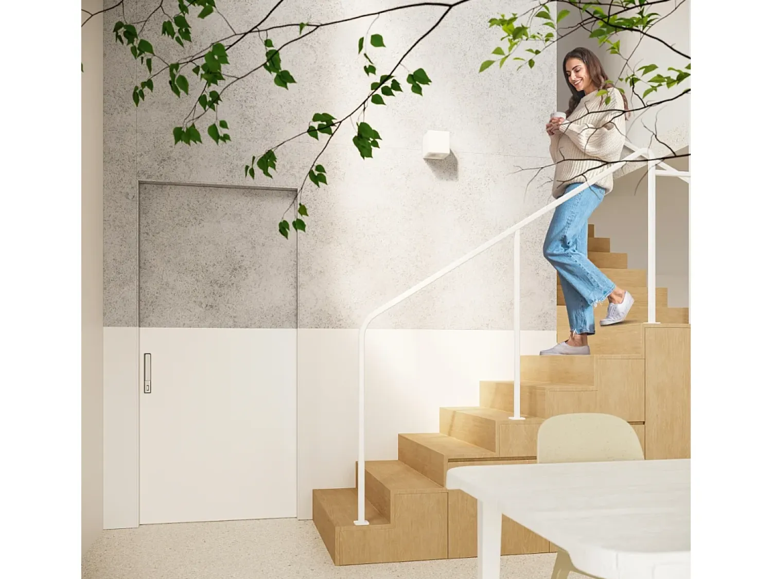 Clearance Sollux Lighting Lampada da parete Up & Down in gesso bianco E27 Aplique Up & Down Yeso E27 Blanco